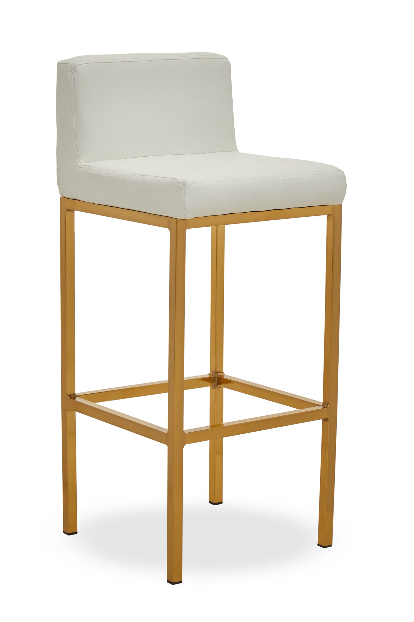 Grosvenor White And Gold Finish Bar Chair