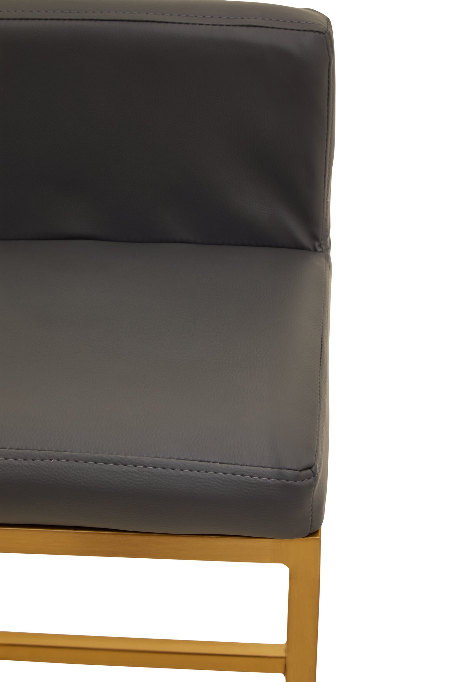 Grosvenor Dark Grey And Gold Finish Bar Chair
