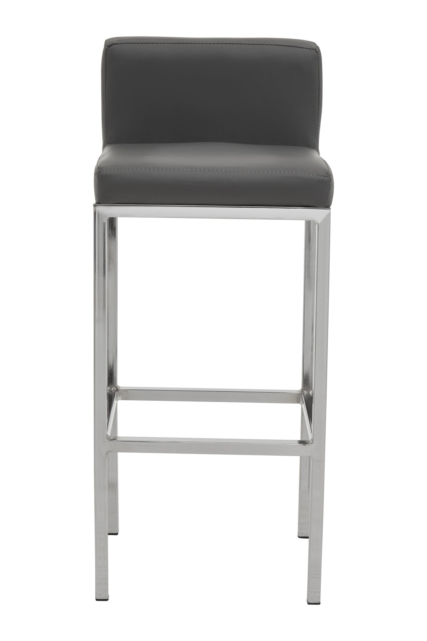 Grosvenor Dark Grey And Chrome Finish Bar Chair