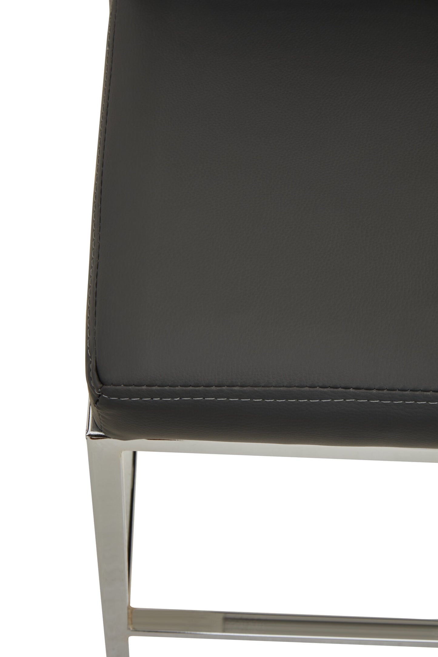 Grosvenor Dark Grey And Chrome Finish Bar Chair