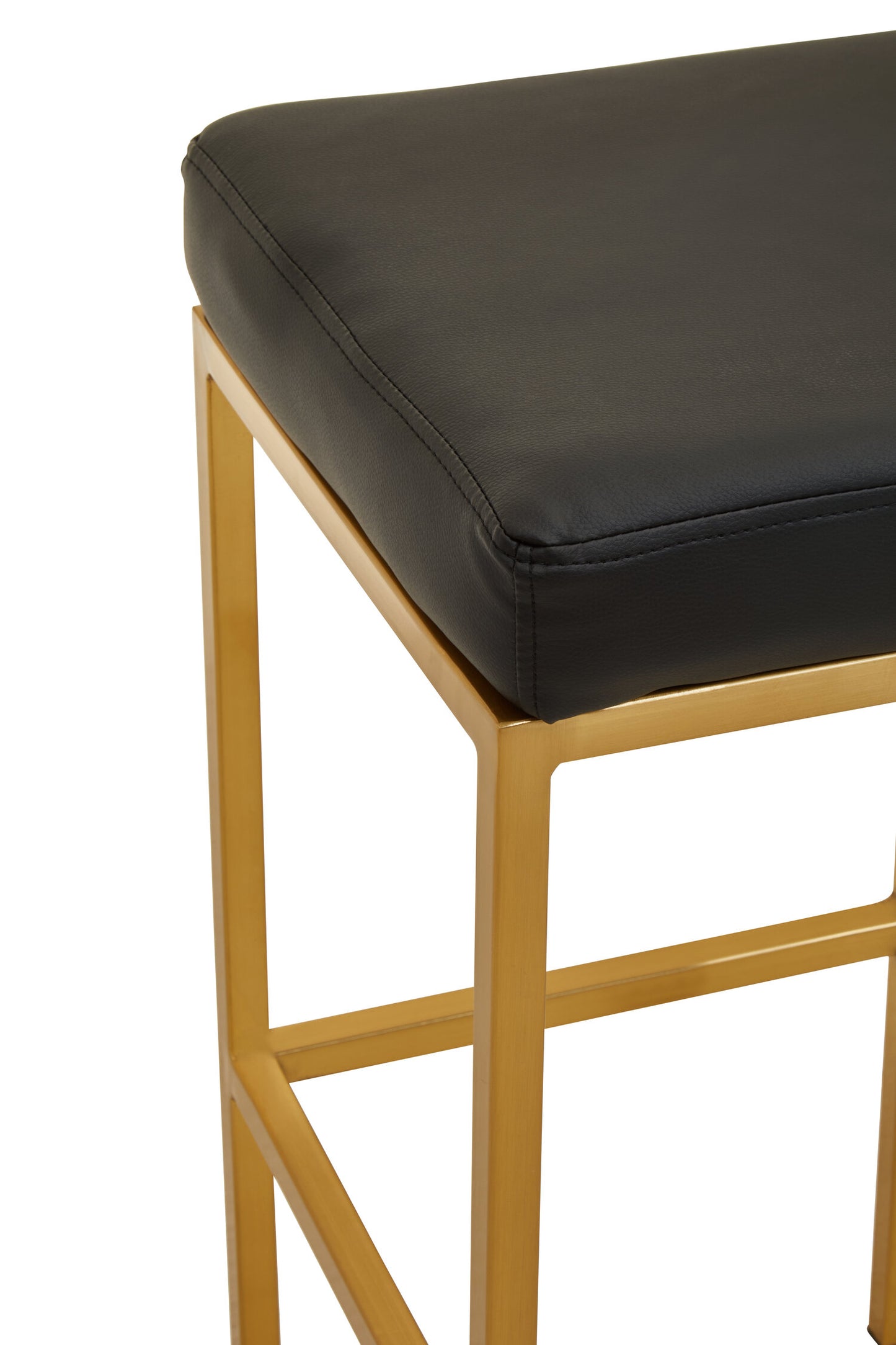 Grosvenor Black And Gold Finish Bar Stool