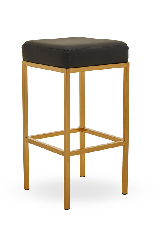 Grosvenor Black And Gold Finish Bar Stool