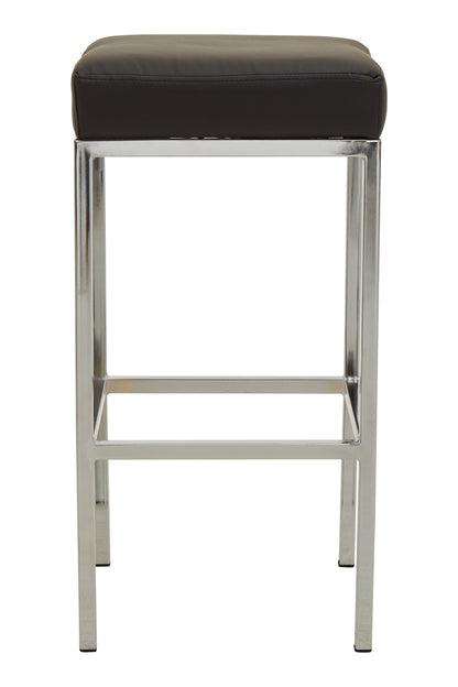 Grosvenor Black And Chrome Finish Bar Stool