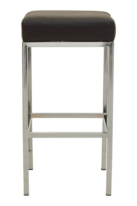 Grosvenor Black And Chrome Finish Bar Stool