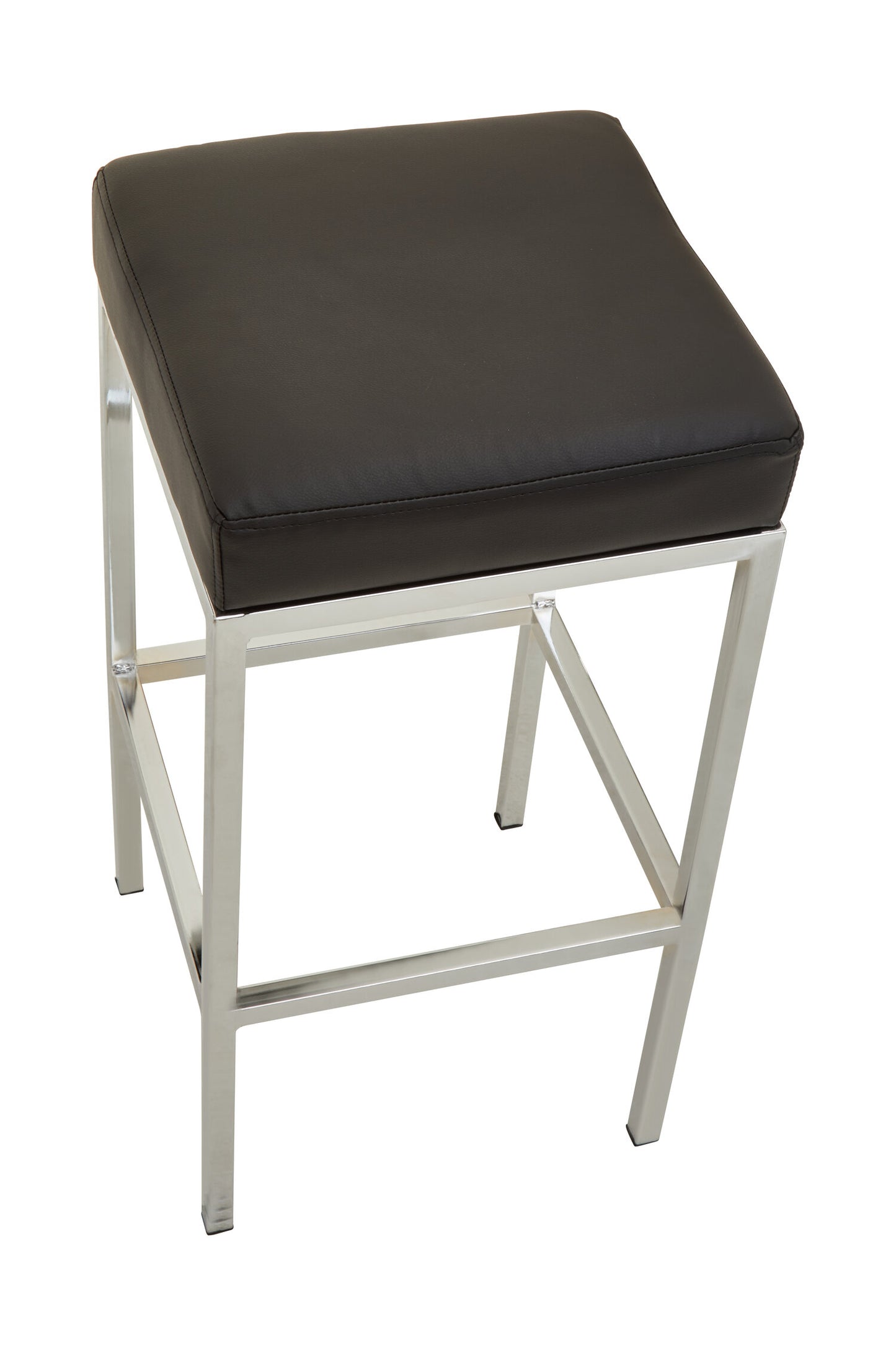 Grosvenor Black And Chrome Finish Bar Stool