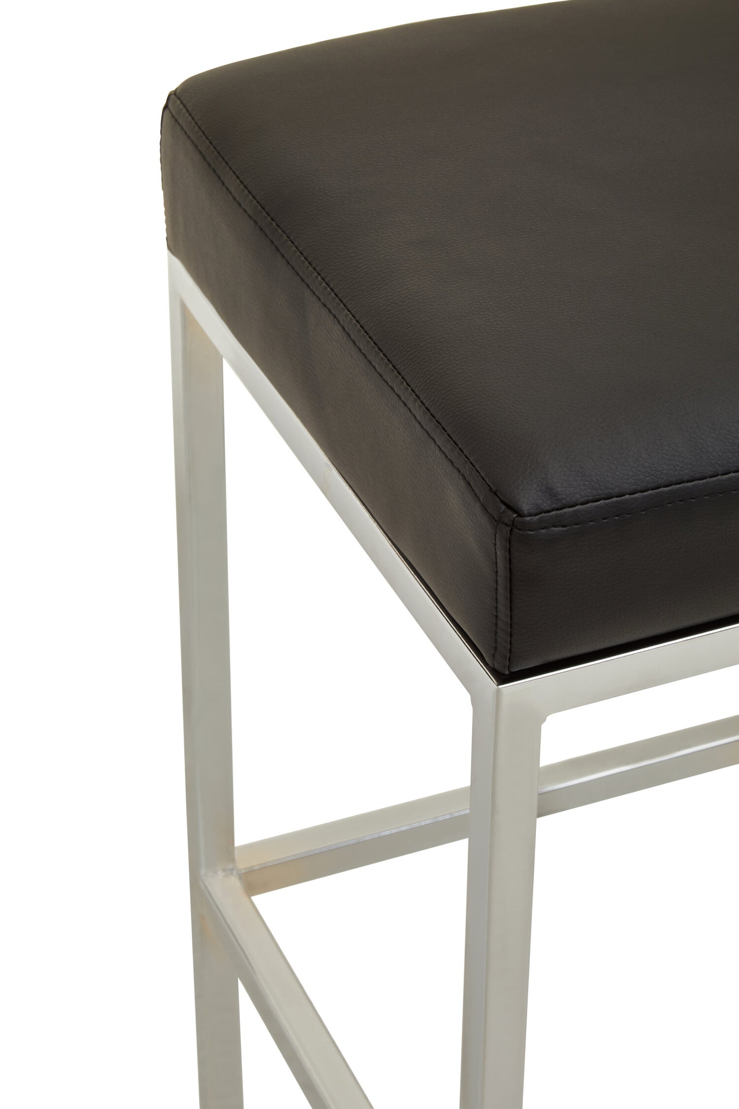Grosvenor Black And Chrome Finish Bar Stool