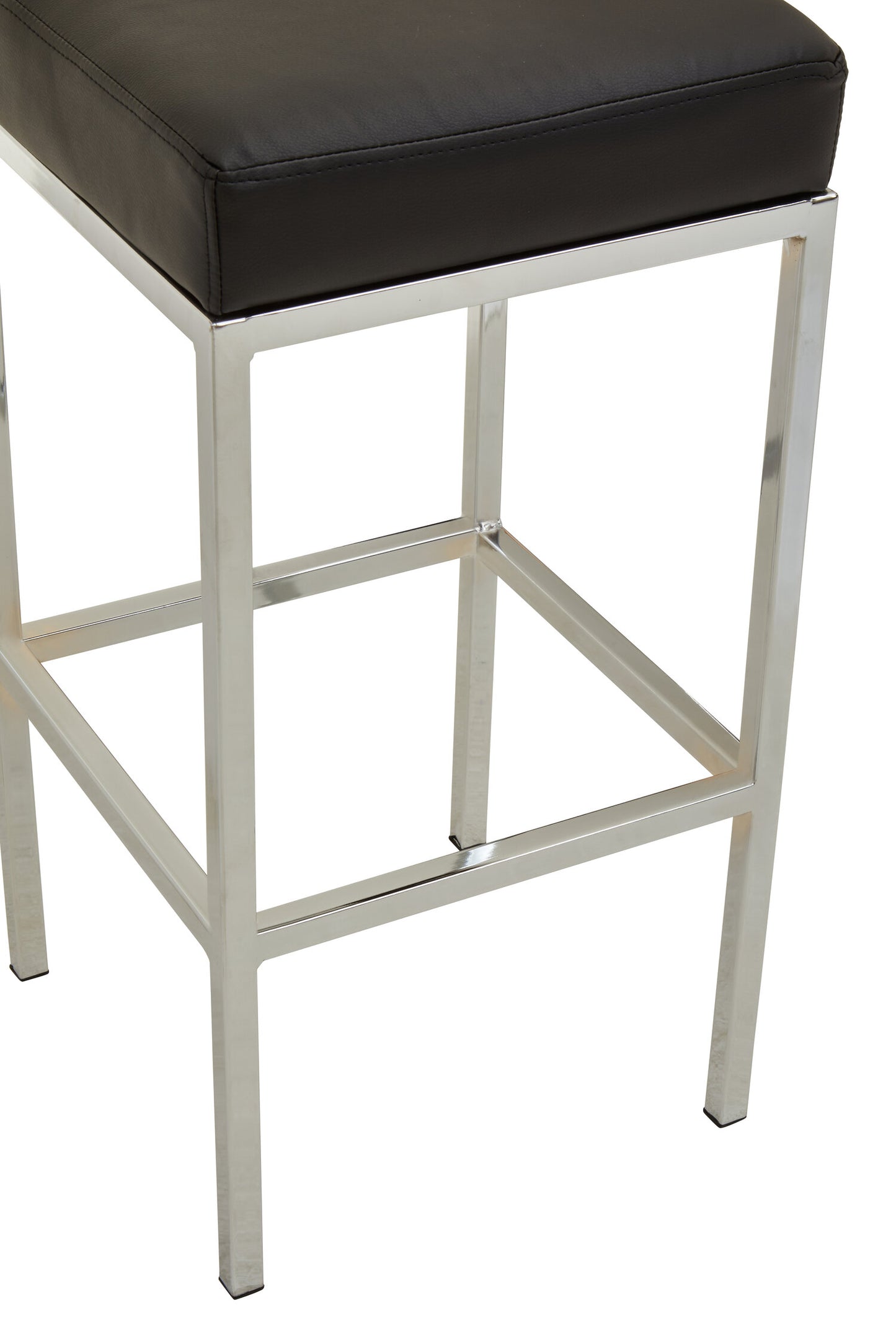 Grosvenor Black And Chrome Finish Bar Stool