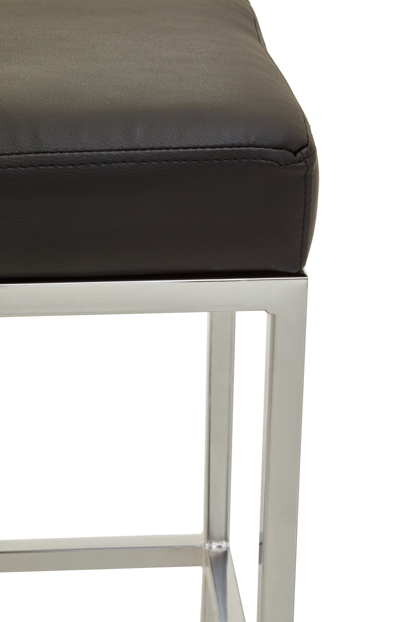 Grosvenor Black And Chrome Finish Bar Stool