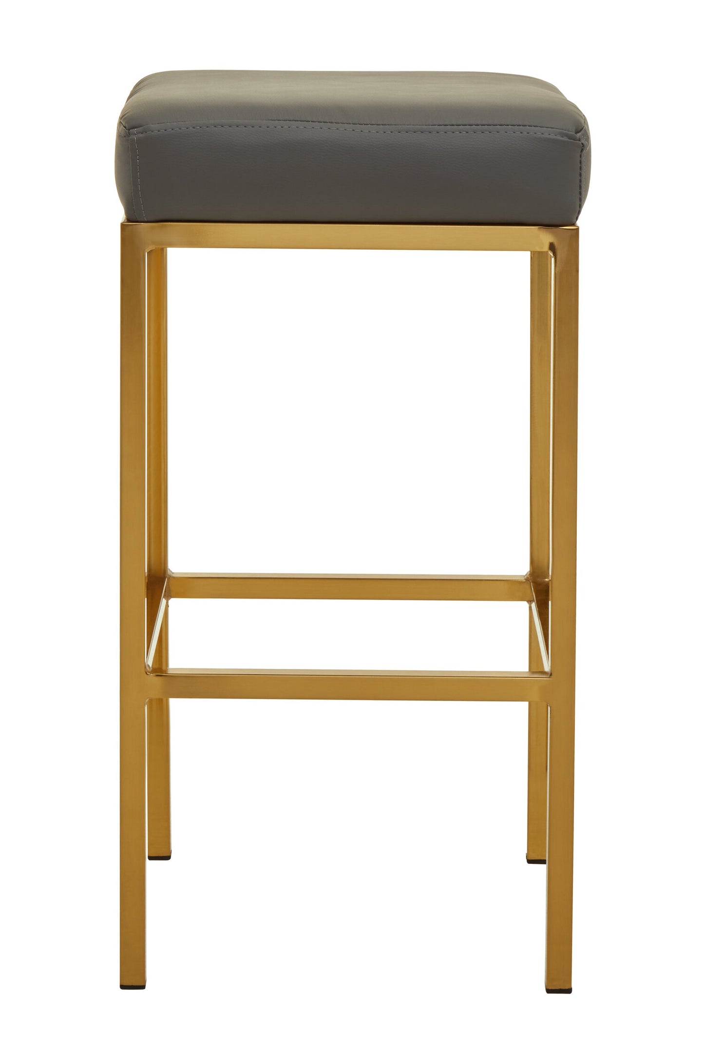Grosvenor Dark Grey And Gold Finish Bar Stool