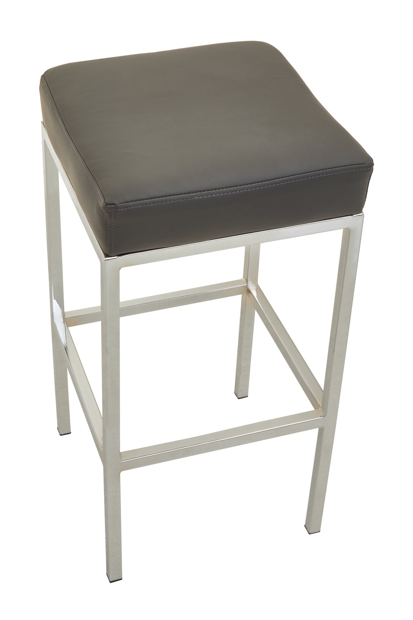 Grosvenor Dark Grey And Chrome Finish Bar Stool