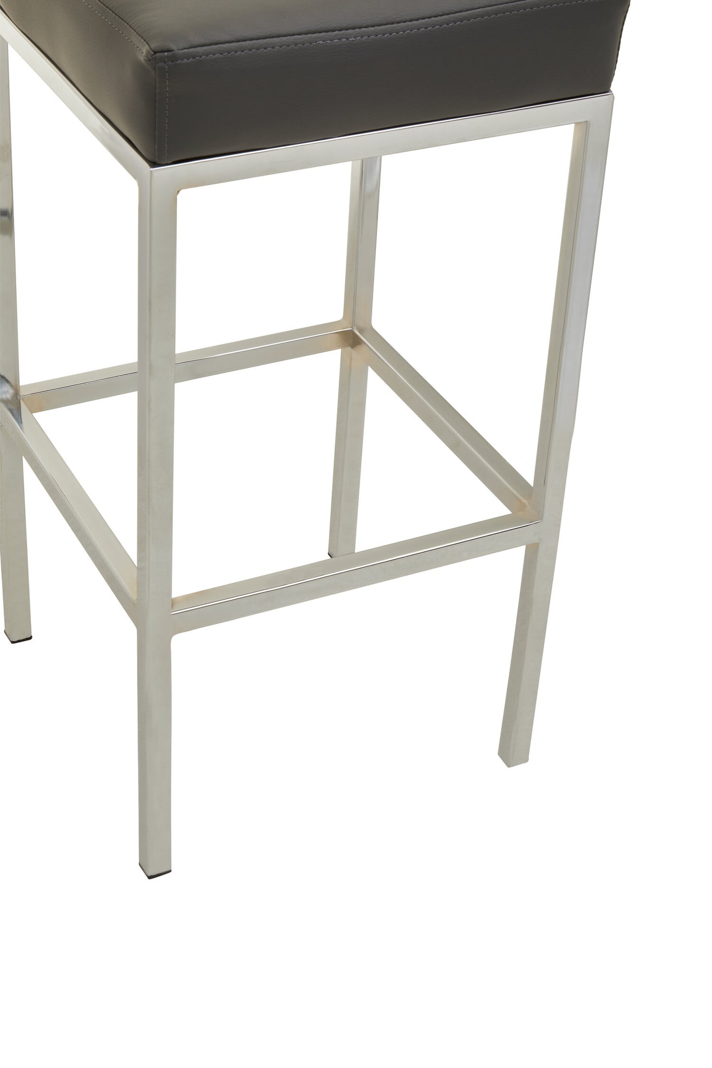 Grosvenor Dark Grey And Chrome Finish Bar Stool