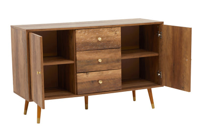 Oscar Wood Veneer Sideboard