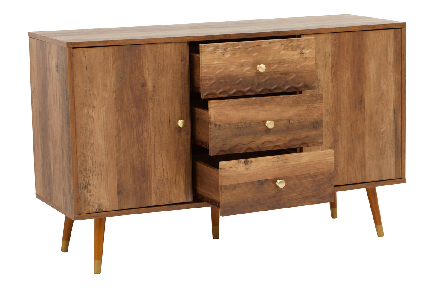 Oscar Wood Veneer Sideboard