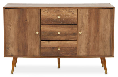 Oscar Wood Veneer Sideboard
