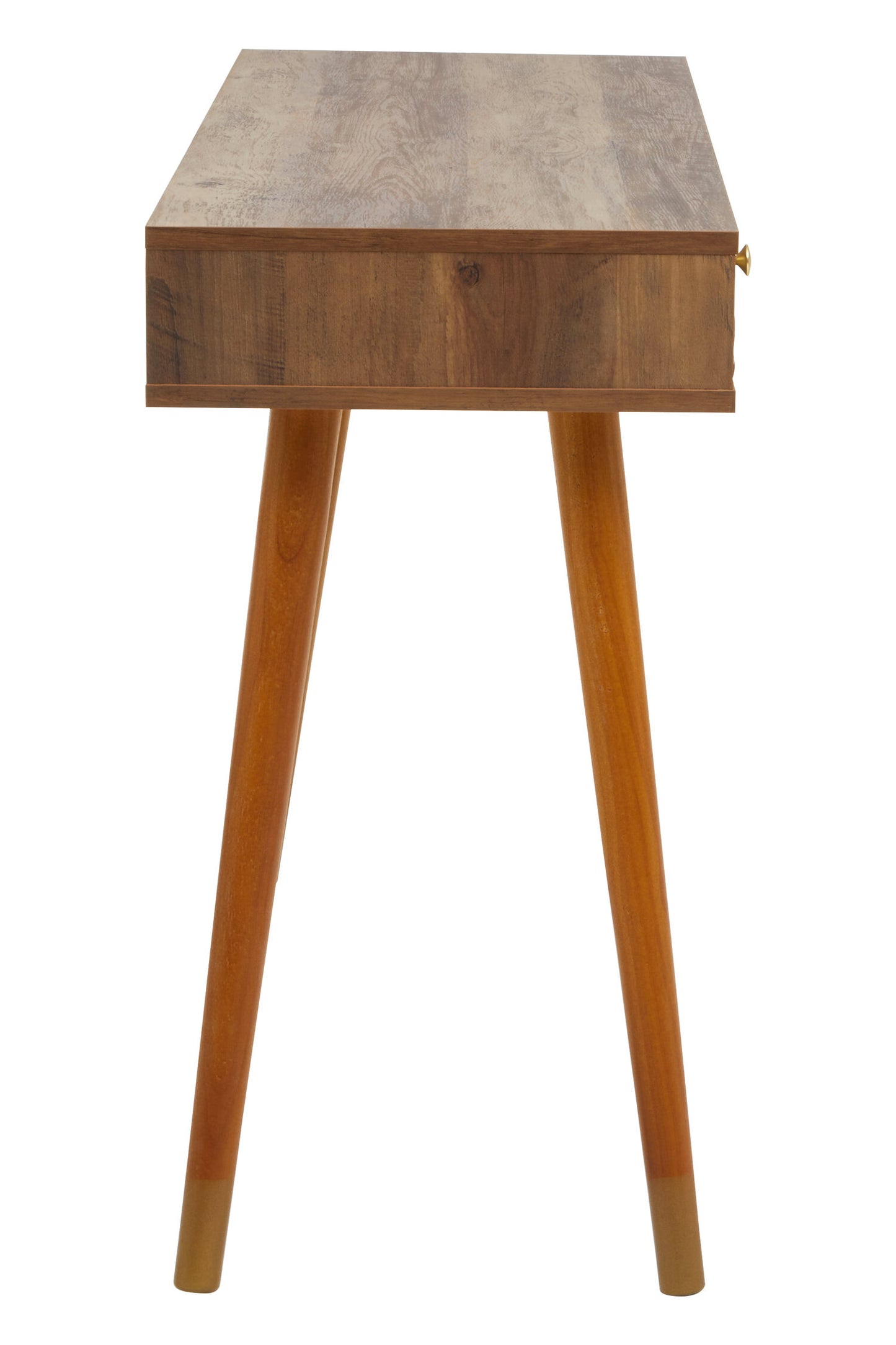 Oscar Wood Veneer Console Table with 2 Drawers