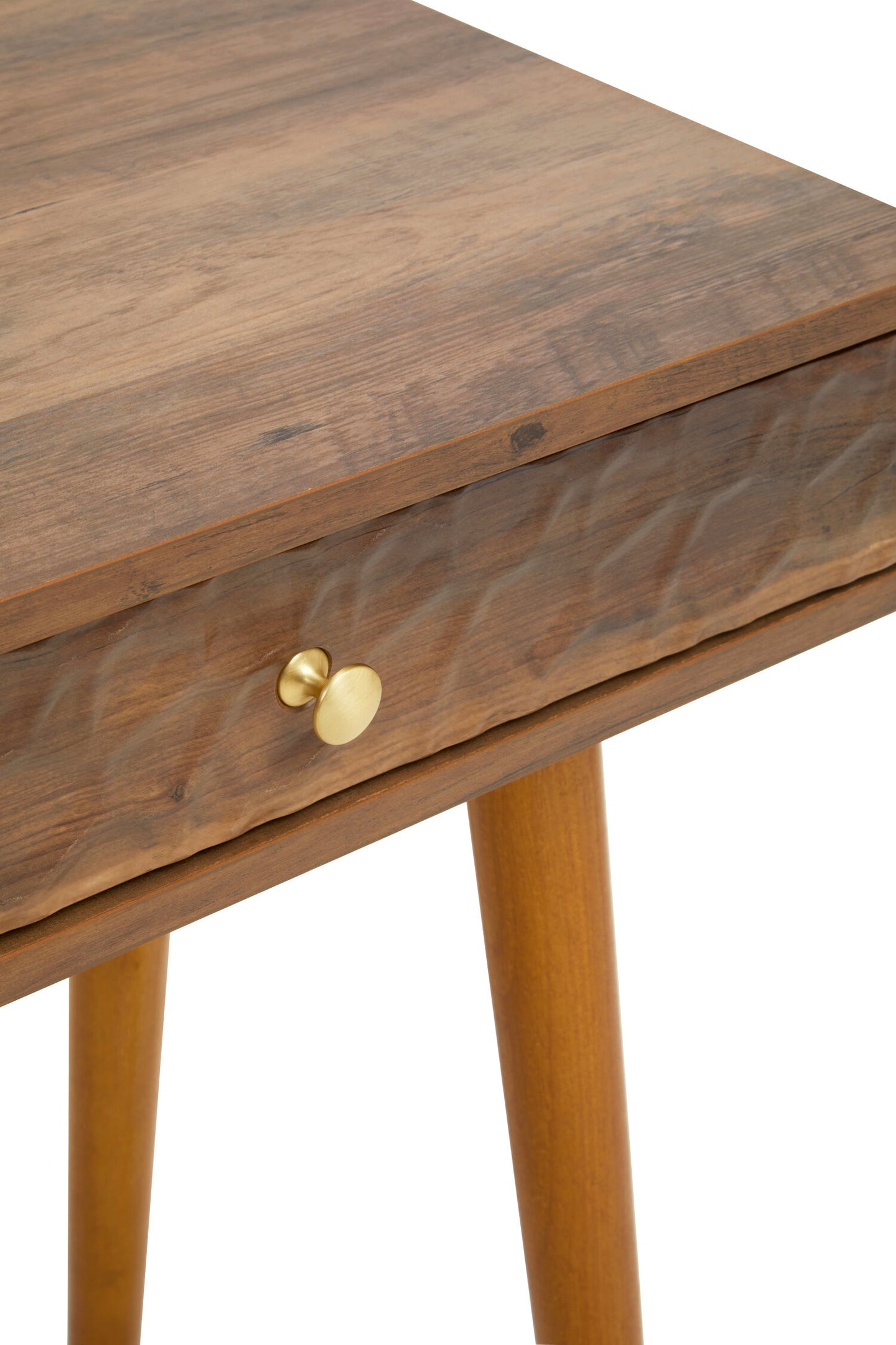 Oscar Wood Veneer Console Table with 2 Drawers