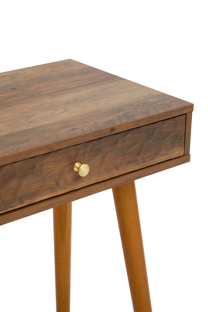 Oscar Wood Veneer Console Table with 2 Drawers