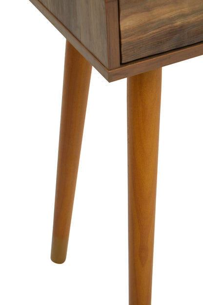 Oscar Wood Veneer Console Table with 2 Drawers