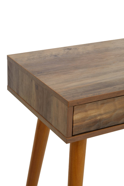 Oscar Wood Veneer Console Table with 2 Drawers