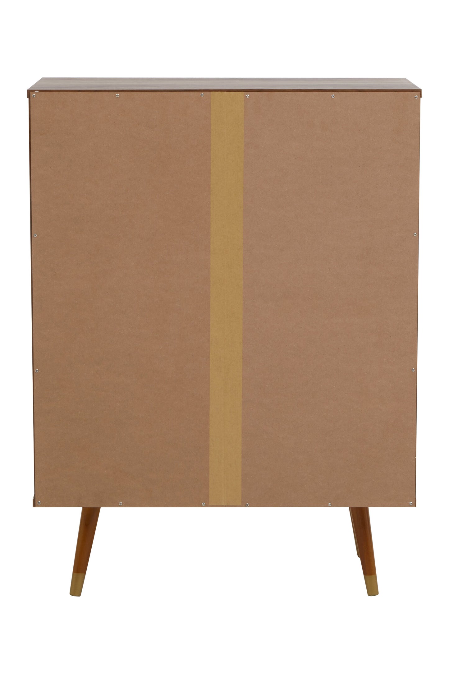 Oscar Wood Veneer 2 Door and 1 Drawer Cabinet