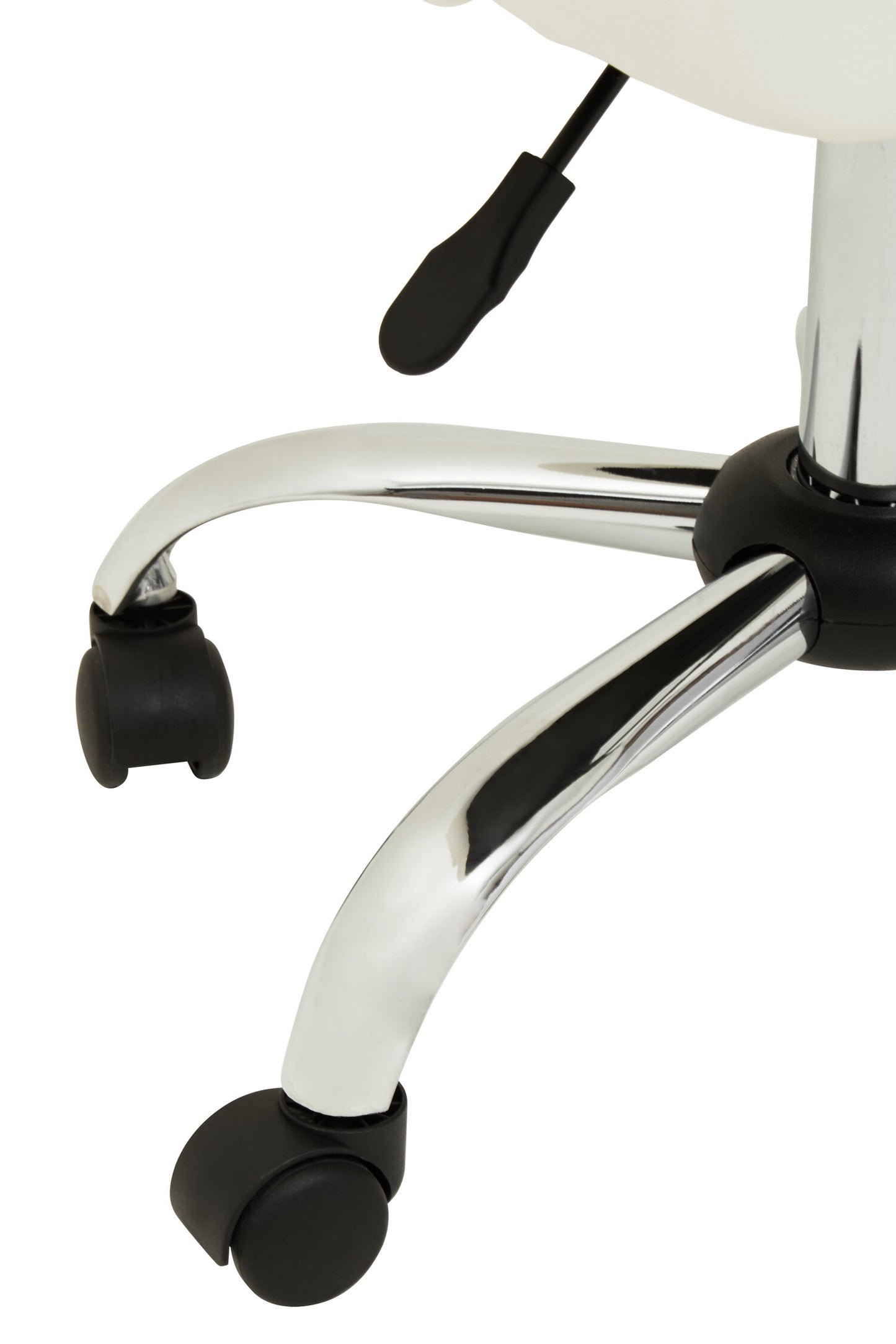 Jaxon Off White Leather Effect Modern Office Chair