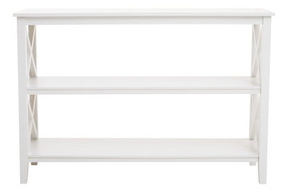 Cambridge 2 Shelf Large White Bookcase