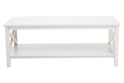 Cambridge White Rectangular Coffee Table