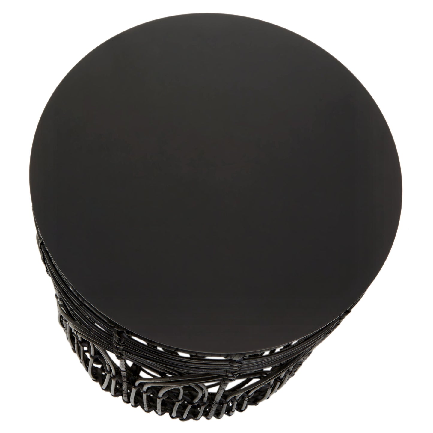 Newquay Boho Round Rattan Table Side Table | Bali & Blue
