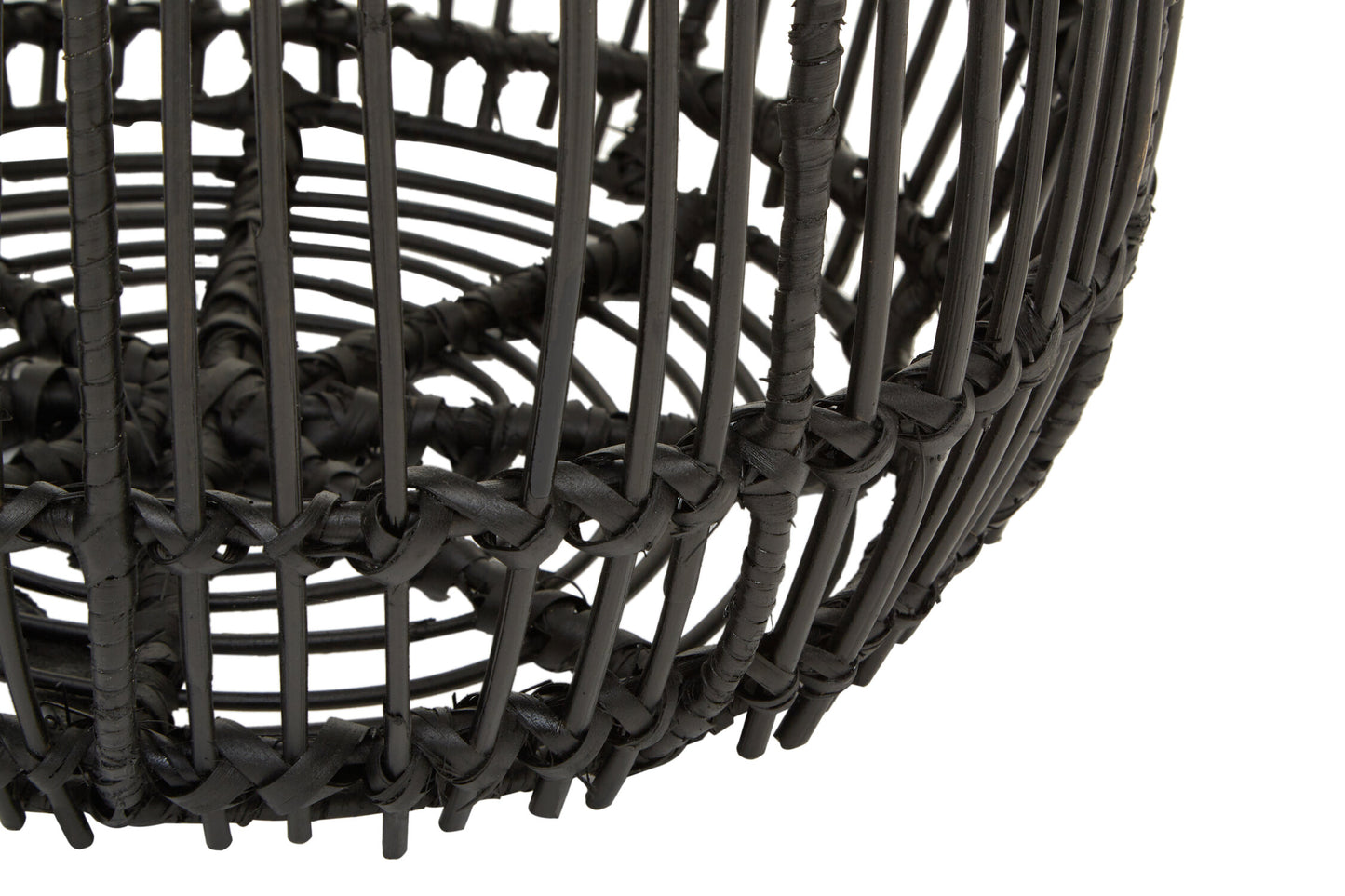 Newquay Boho Round Rattan Side Table