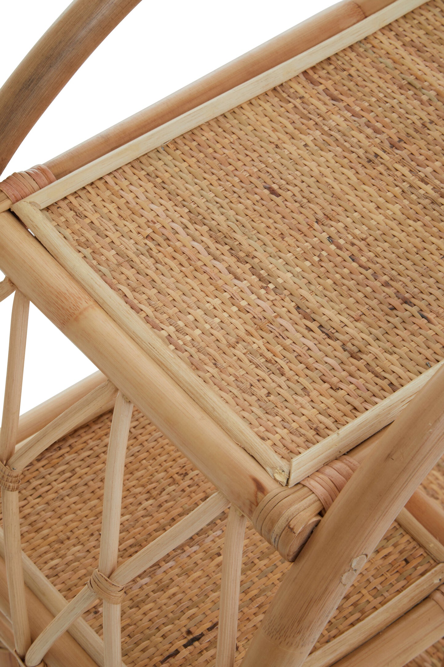 India Rattan Bar Trolley