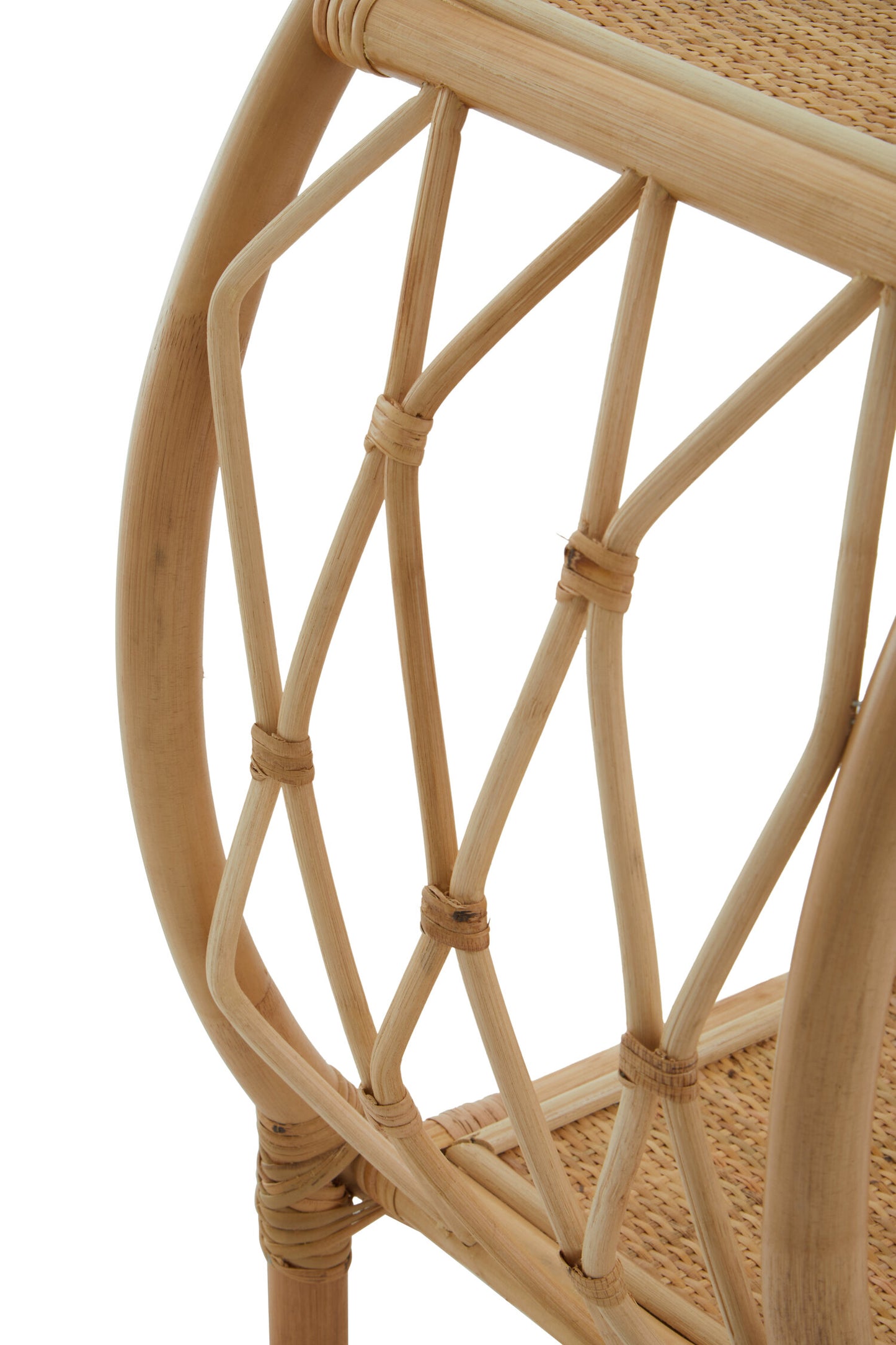 India Rattan Bar Trolley