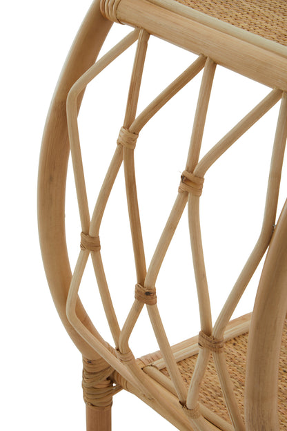 India Rattan Bar Trolley