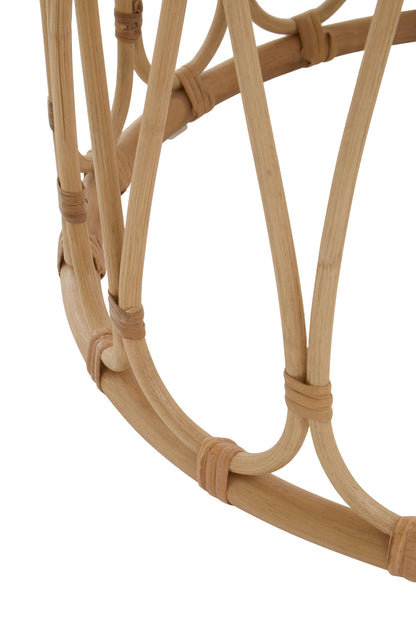 India Natural Rattan Accent Table