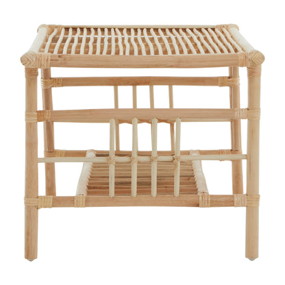India Natural Rattan Rectangular Coffee Table