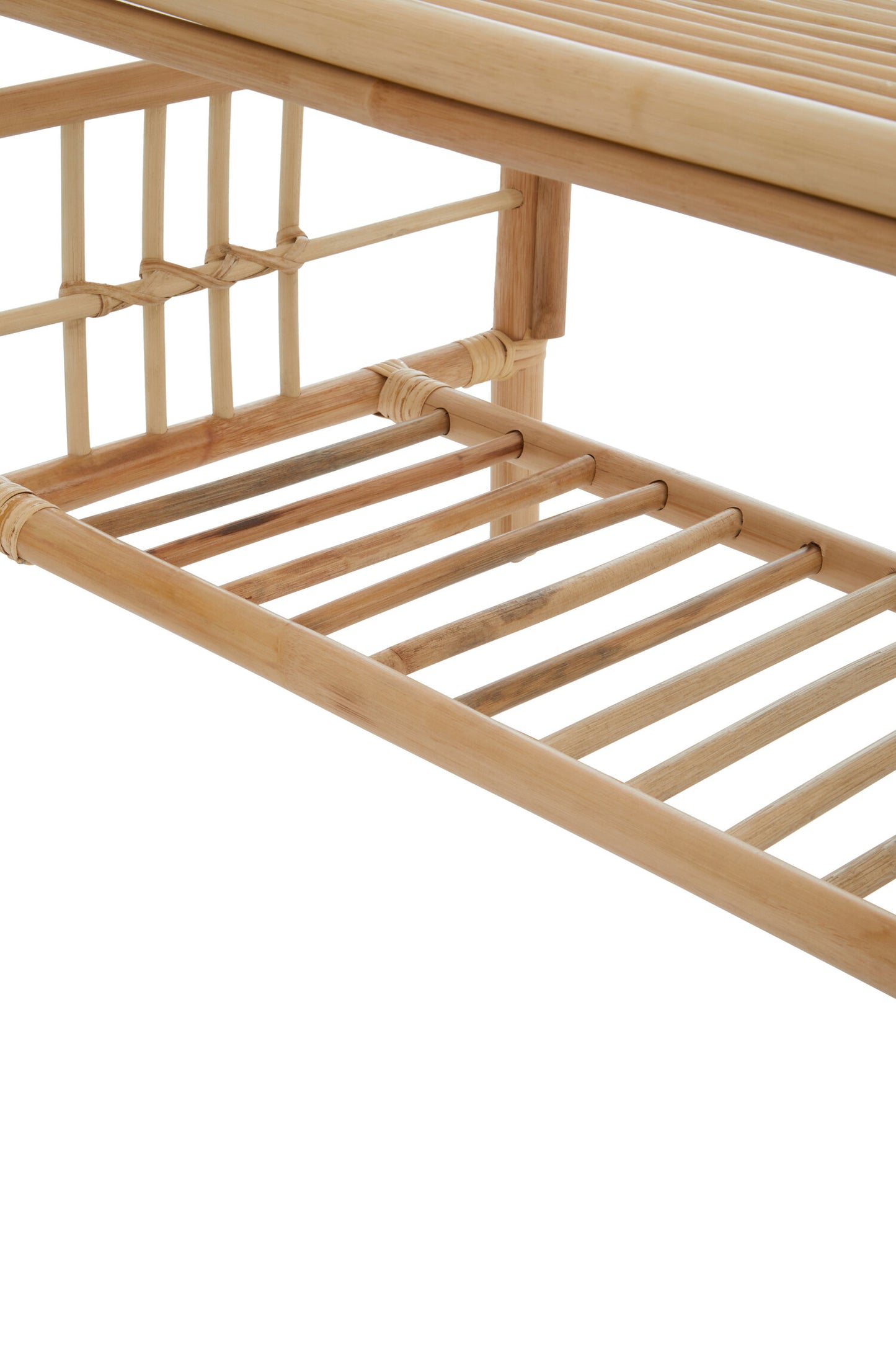 India Natural Rattan Rectangular Coffee Table