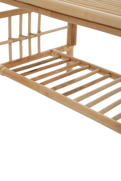 India Natural Rattan Rectangular Coffee Table