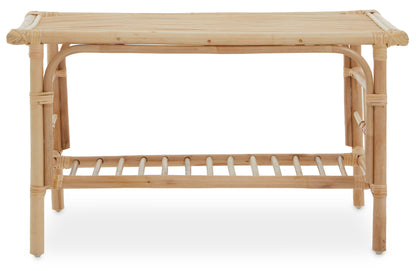 India Natural Rattan Rectangular Coffee Table