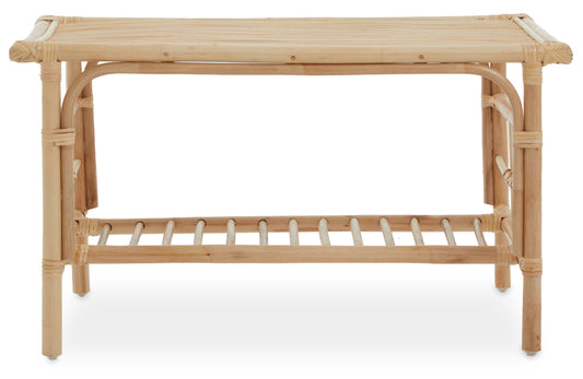 India Natural Rattan Rectangular Coffee Table