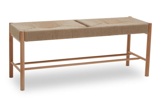 Bali Natural Rope Beechwood Dining Bench