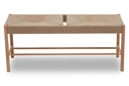 Bali Natural Rope Beechwood Dining Bench