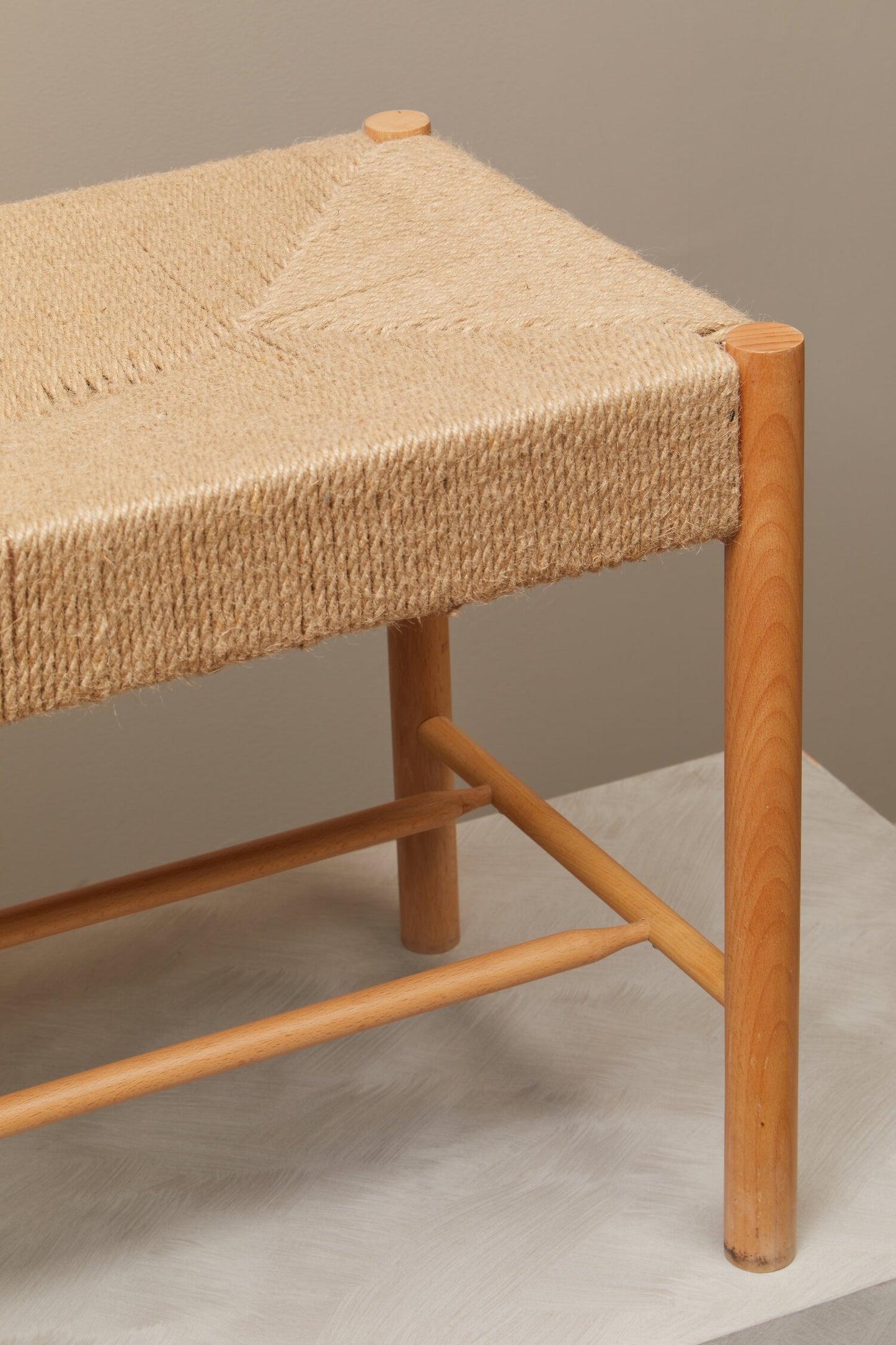 Bali Natural Rope Beechwood Dining Bench