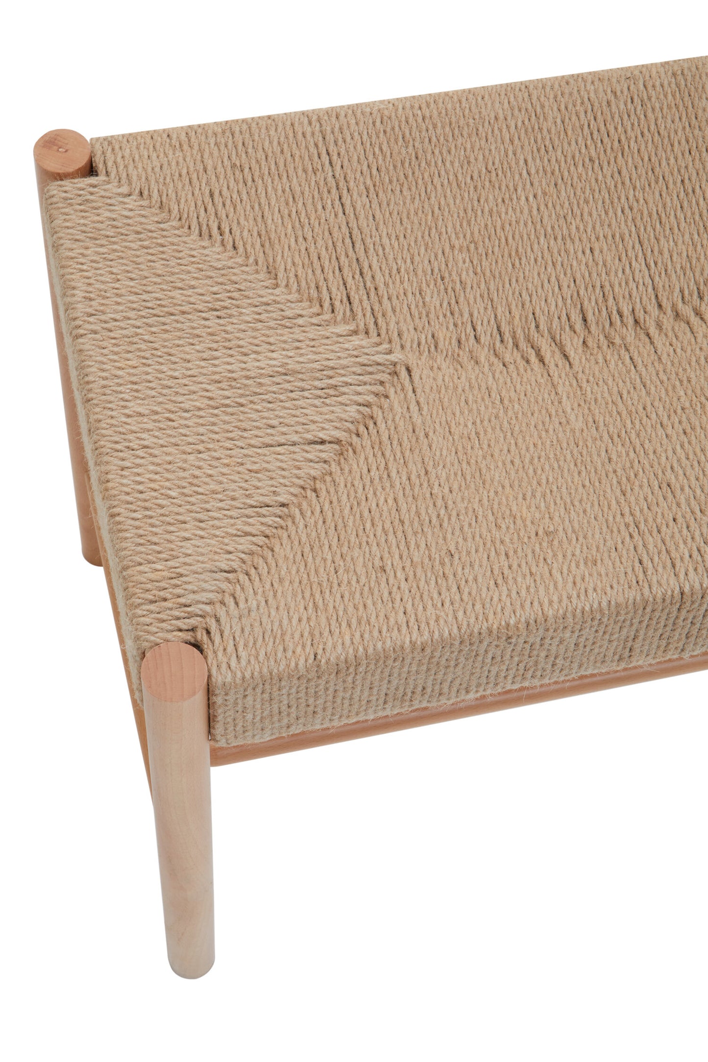 Bali Natural Rope Beechwood Dining Bench