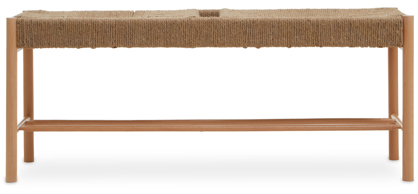Bali Natural Rope Beechwood Dining Bench | Bali & Blue