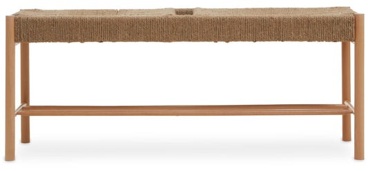 Bali Natural Rope Beechwood Dining Bench | Bali & Blue