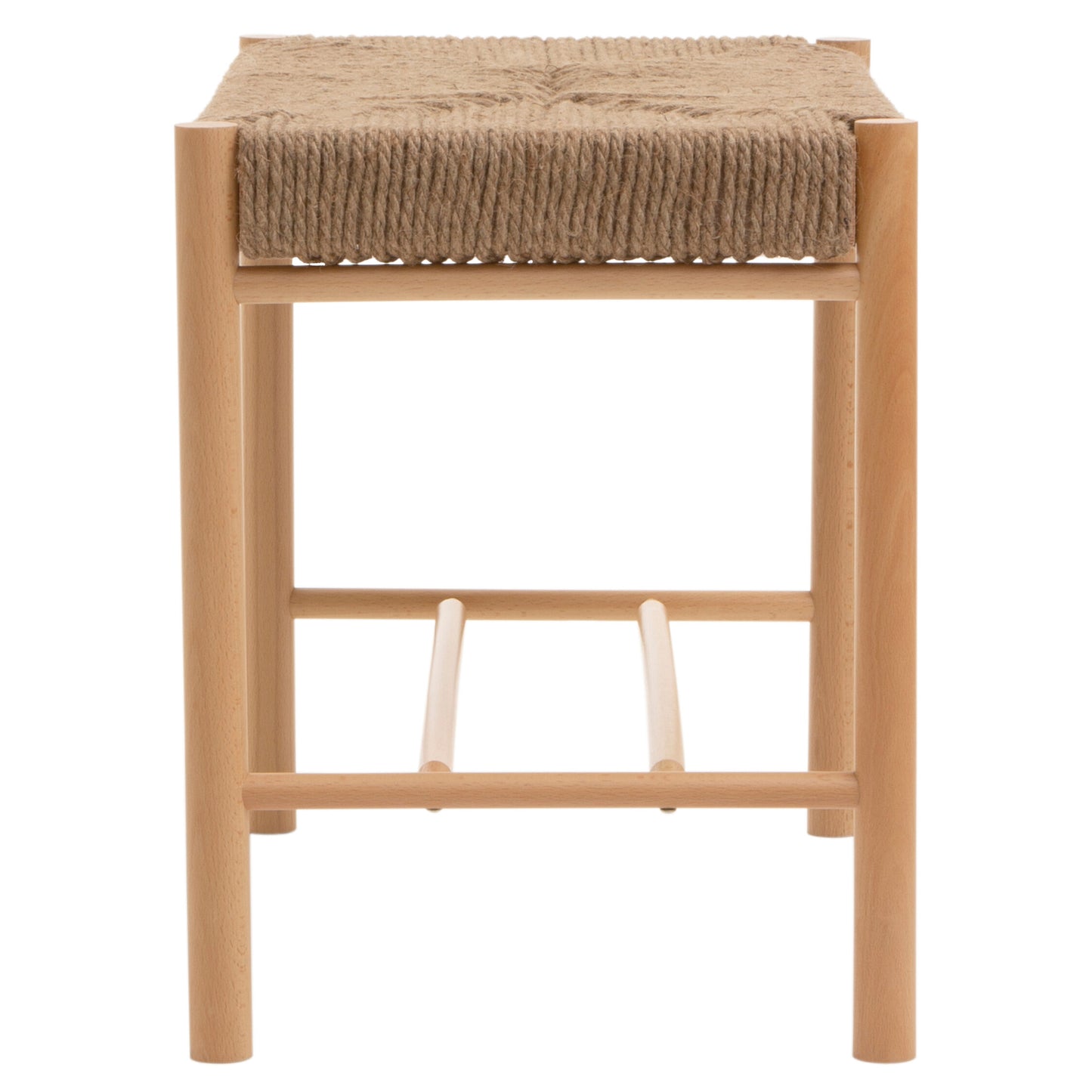 Bali Natural Rope Weave Small Boho Bench