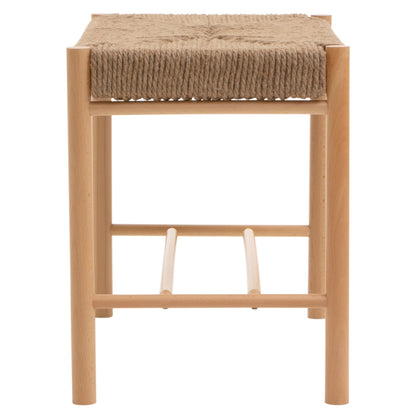 Bali Natural Rope Weave Small Boho Bench