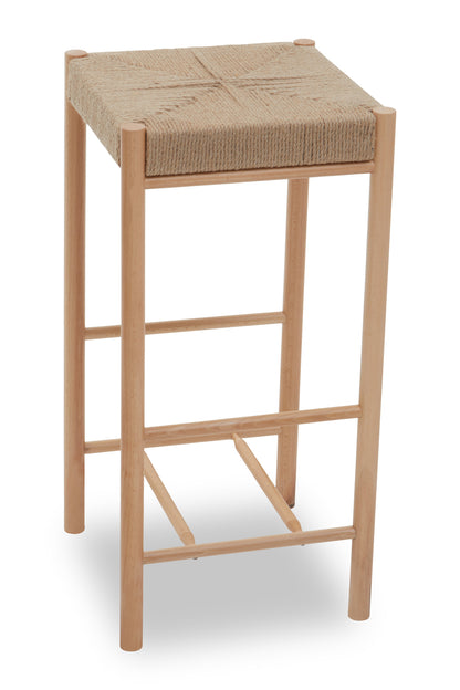 Bali Natural Rope Weave Bar Stool