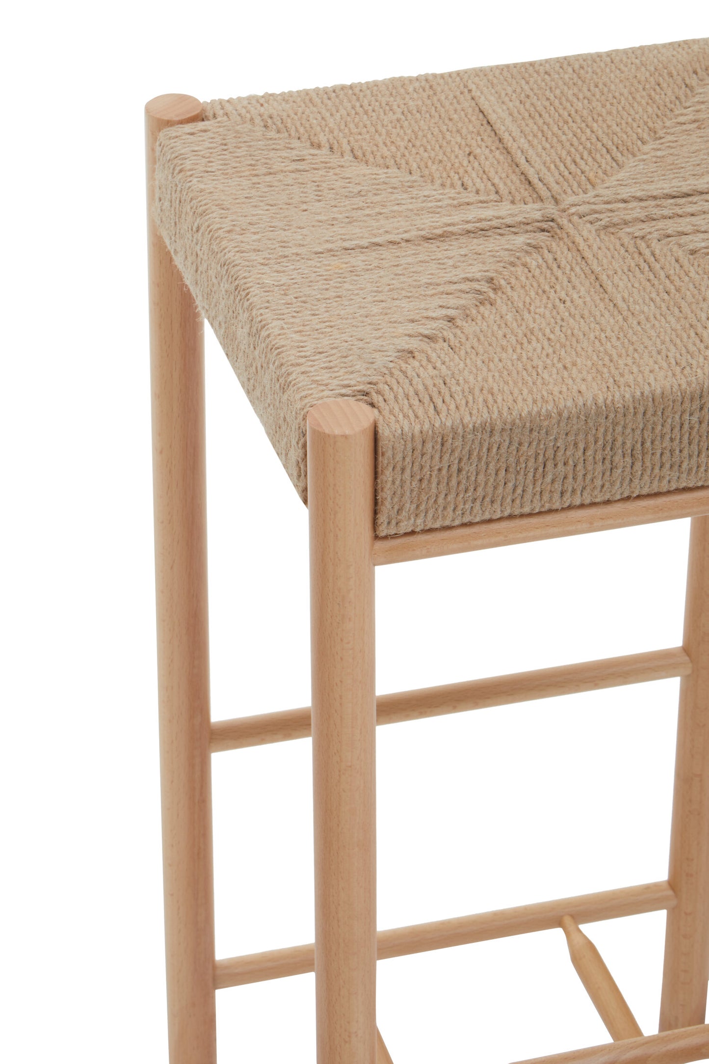 Bali Natural Rope Weave Bar Stool