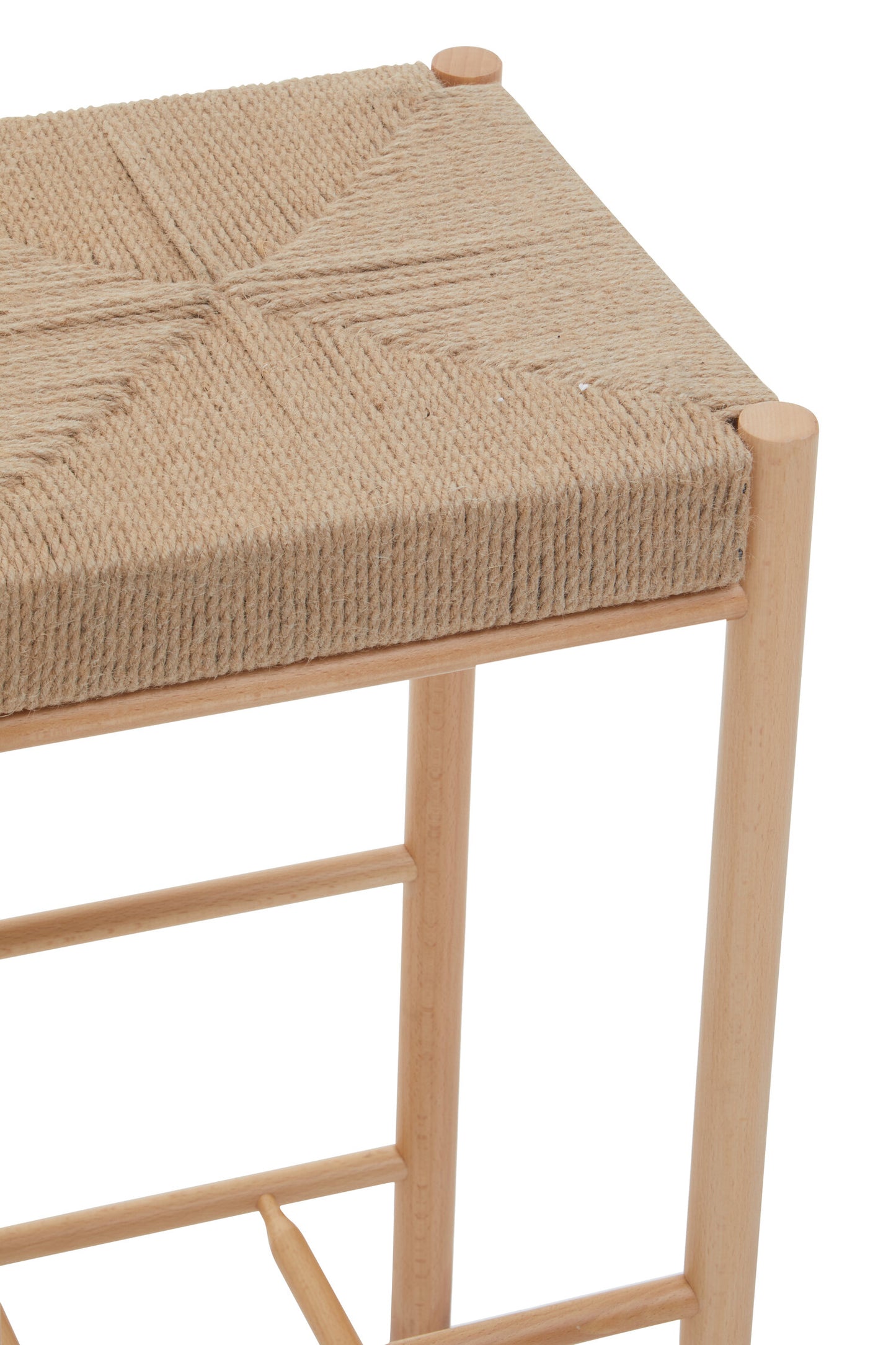 Bali Natural Rope Weave Bar Stool
