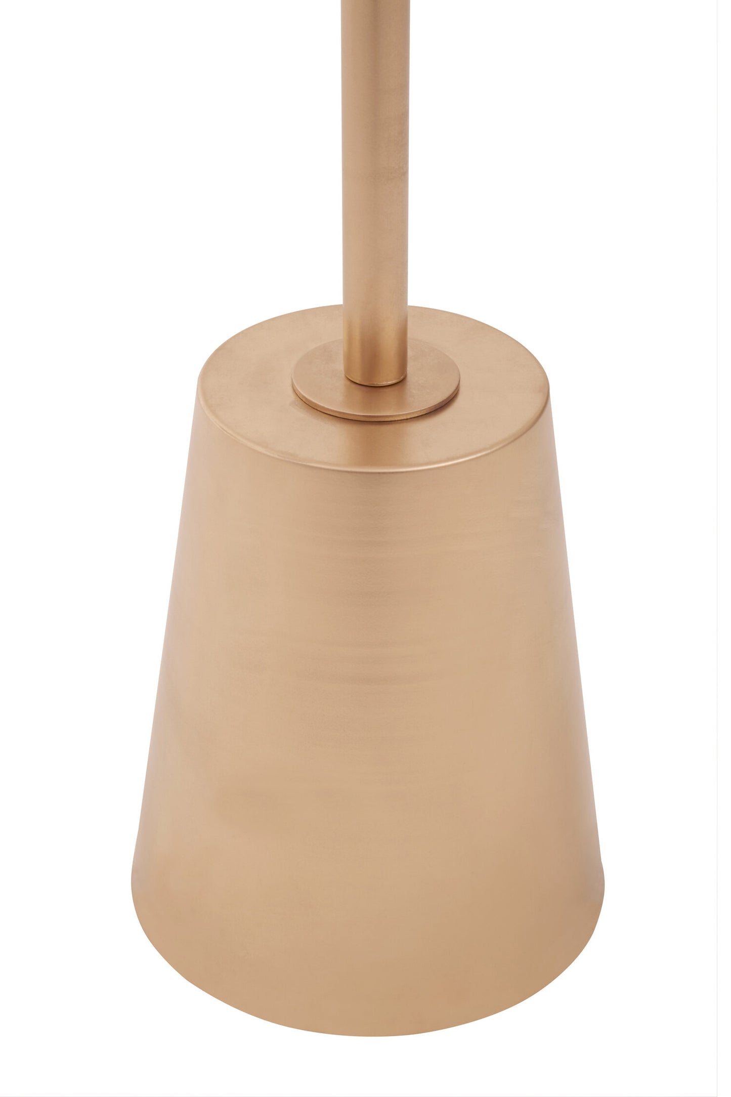 Venus Luxe White Marble Effect Top Gold Base Side Table